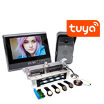 Комплект: беспроводной домофон и электромагнитный замок KiVOS-7 (1+1+400G)